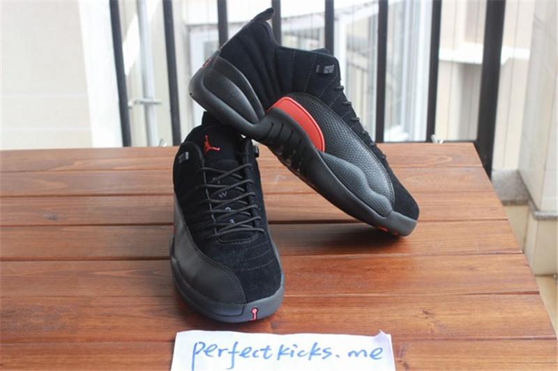 Authentic Air Jordan 12 Low BlackMax Orange